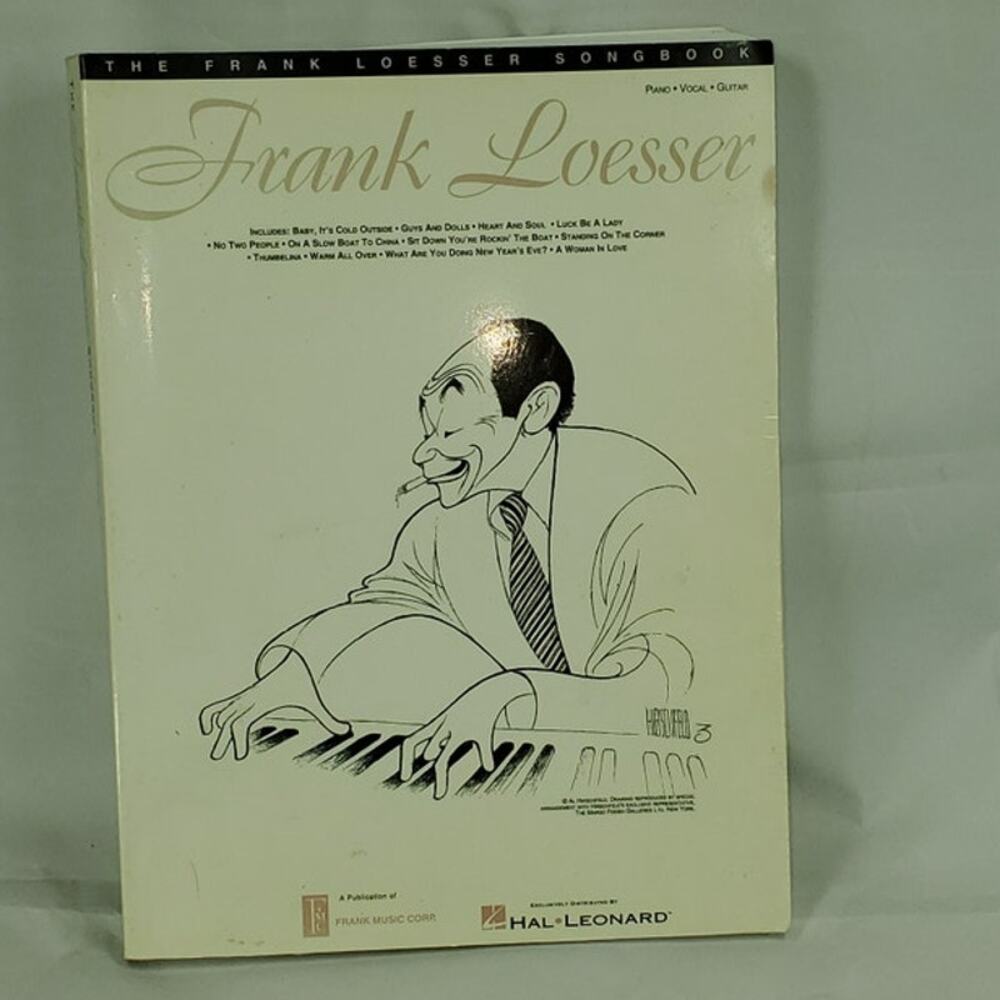 The Frank Loesser Songbook – Piano Vocal Guitar Sheet Music Hal Leonard Vintage